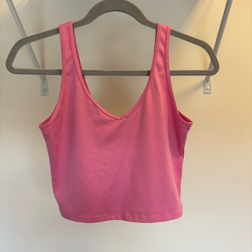 Hollister Vibrant Pink V-Neck Top